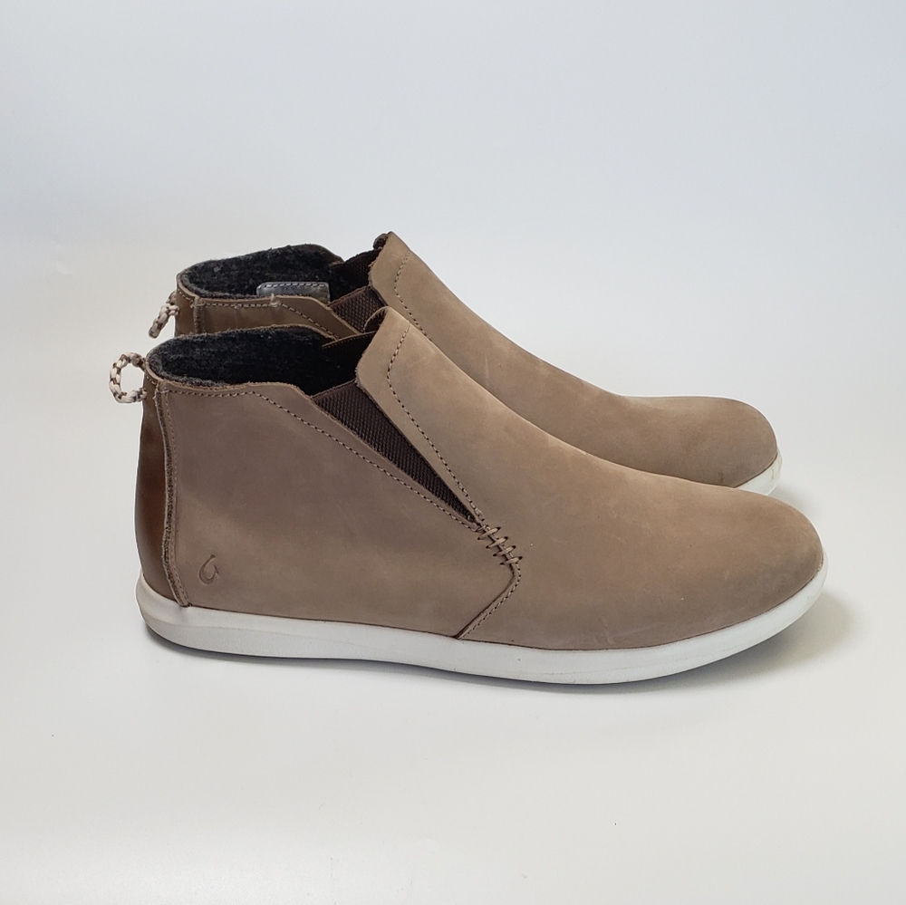 Olukai hawai'iloa Manu Hope Bootie in Taupe Grey Size 8.5 - Picture 5 of 15